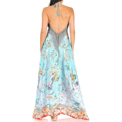 Sakkaz | Halter Handkerchief Dress