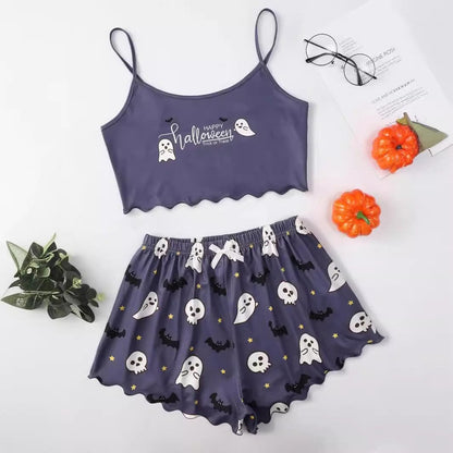DivaElla™- Two-piece Halloween Pajamas Suit