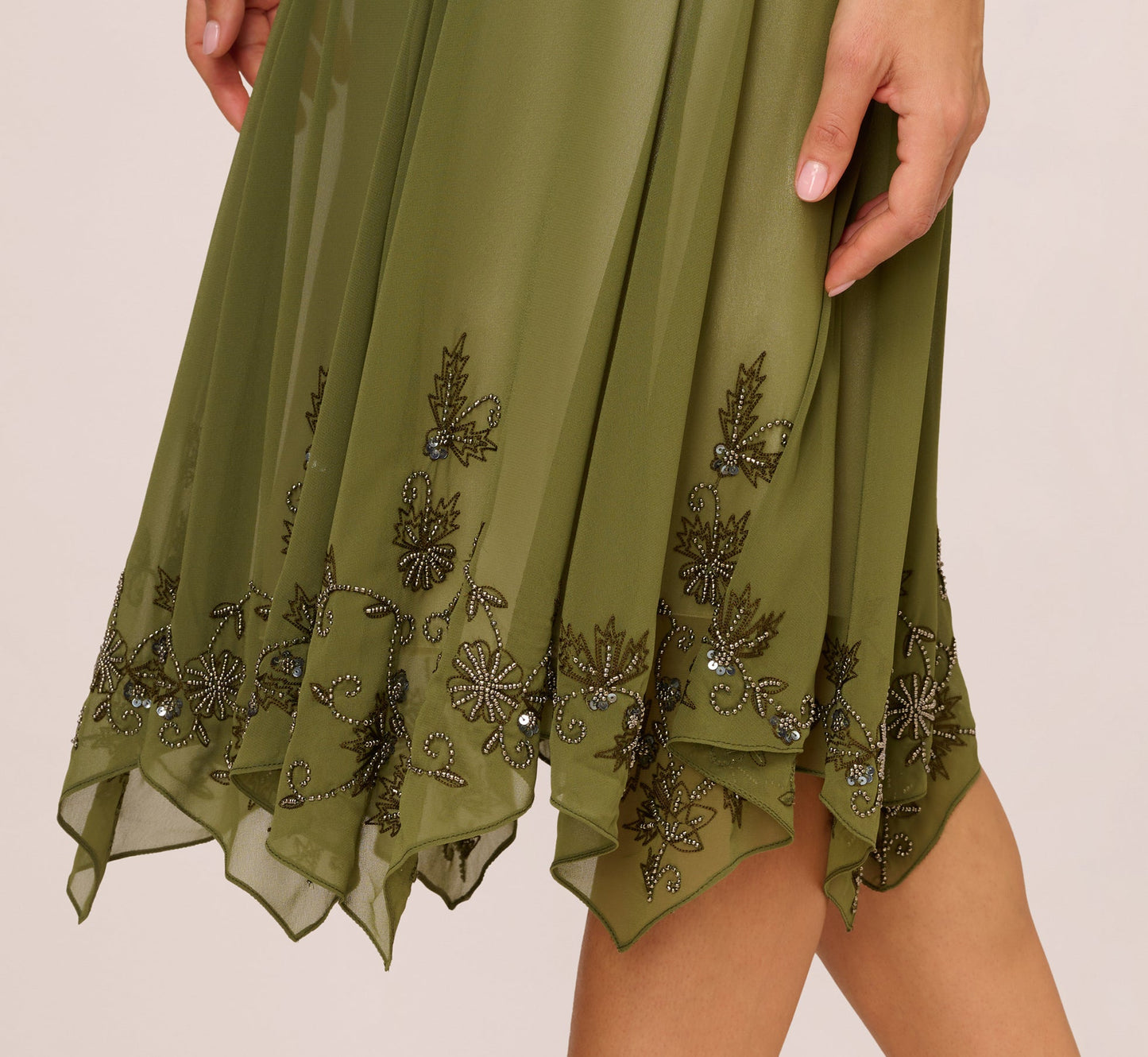 Seraphina | Vintage Beaded Midi Dress