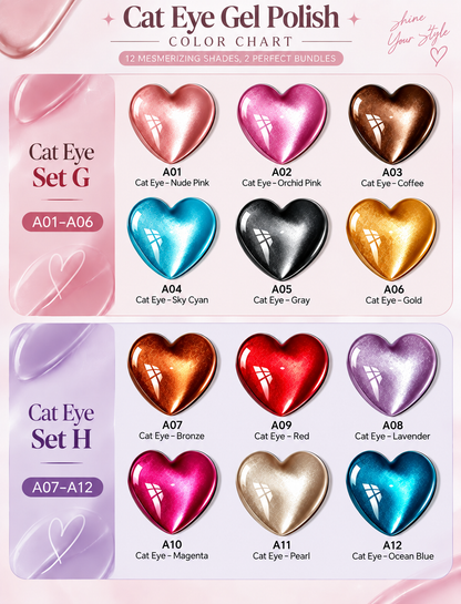 DivaElla™- One Step Nail Gel Pen- 6 Color Set