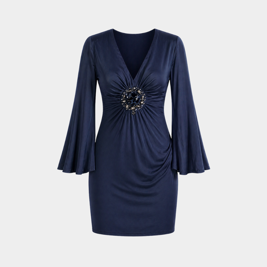 Jeweled Halo Dress