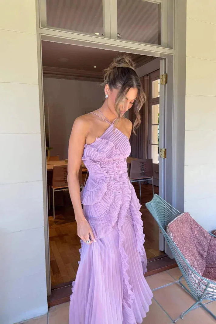 Eliza | Women’s Elegant Ruffled Maxi Dress