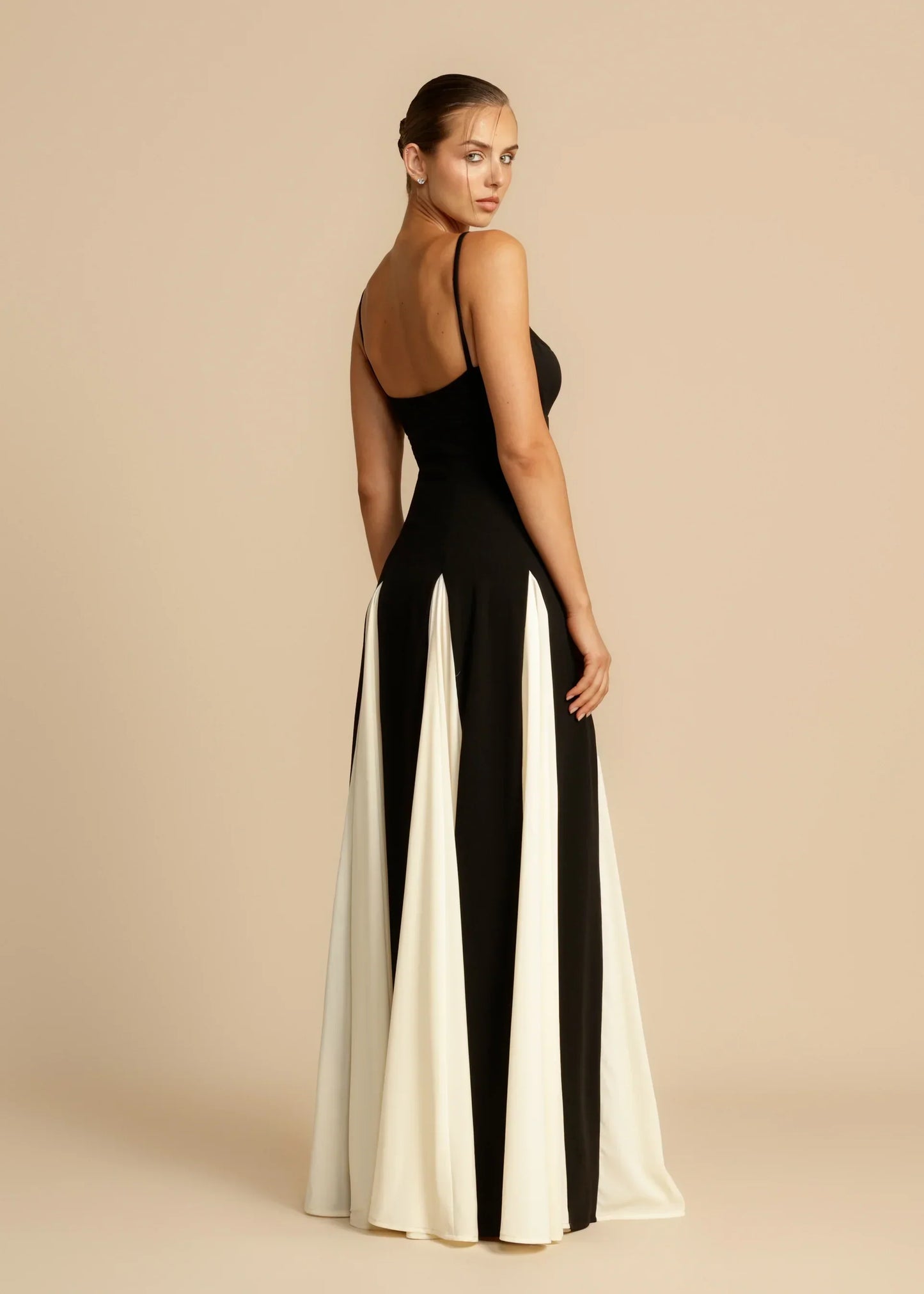 DivaElla™- Cinched Waist Sling Dress