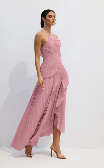ARIA | Pleated Maxi Dress