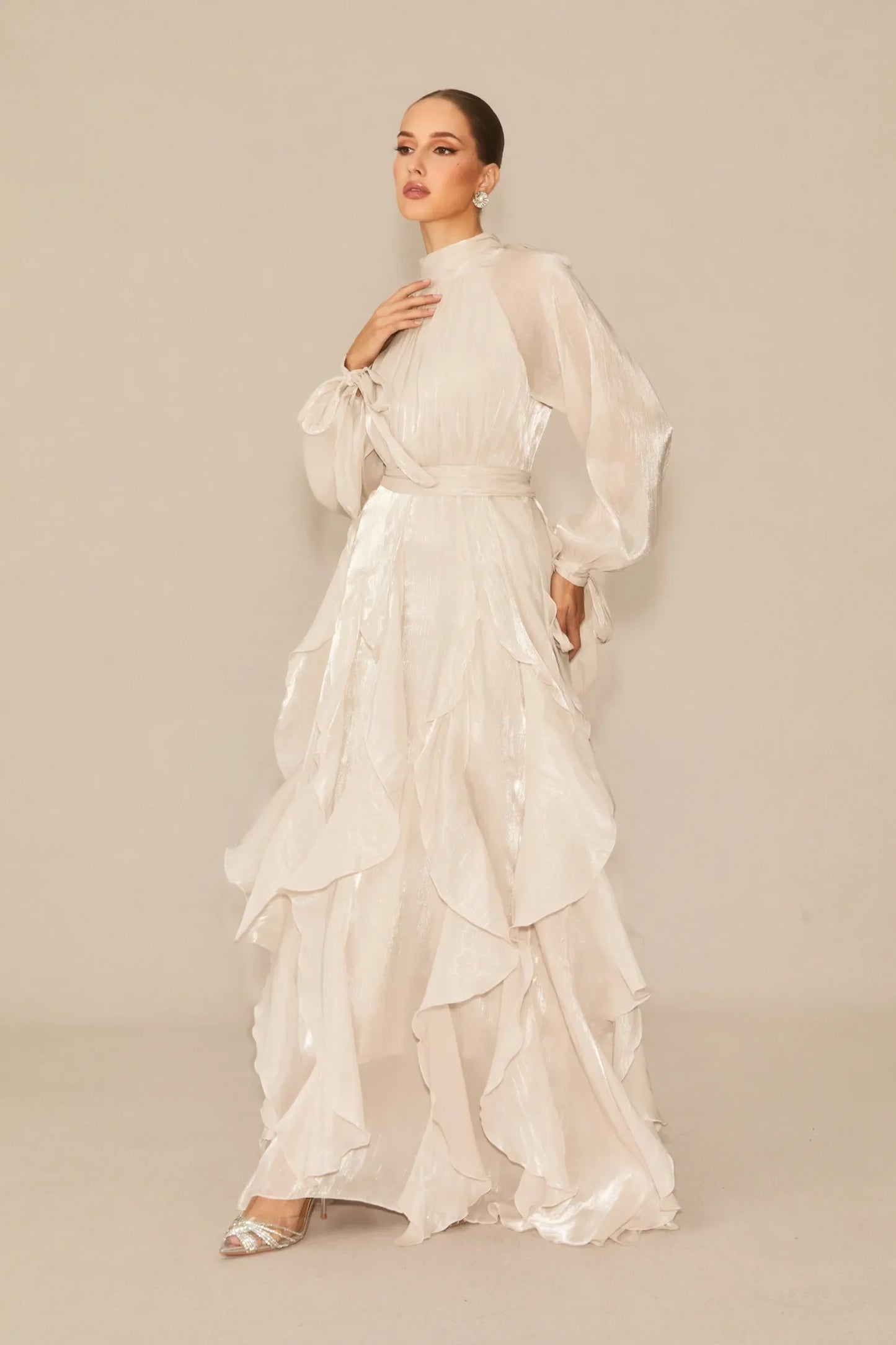 Amiti Ruffle Maxi Dress