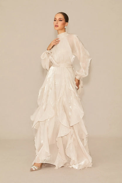 Amiti Ruffle Maxi Dress