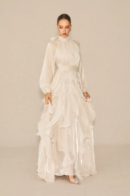 Amiti Ruffle Maxi Dress
