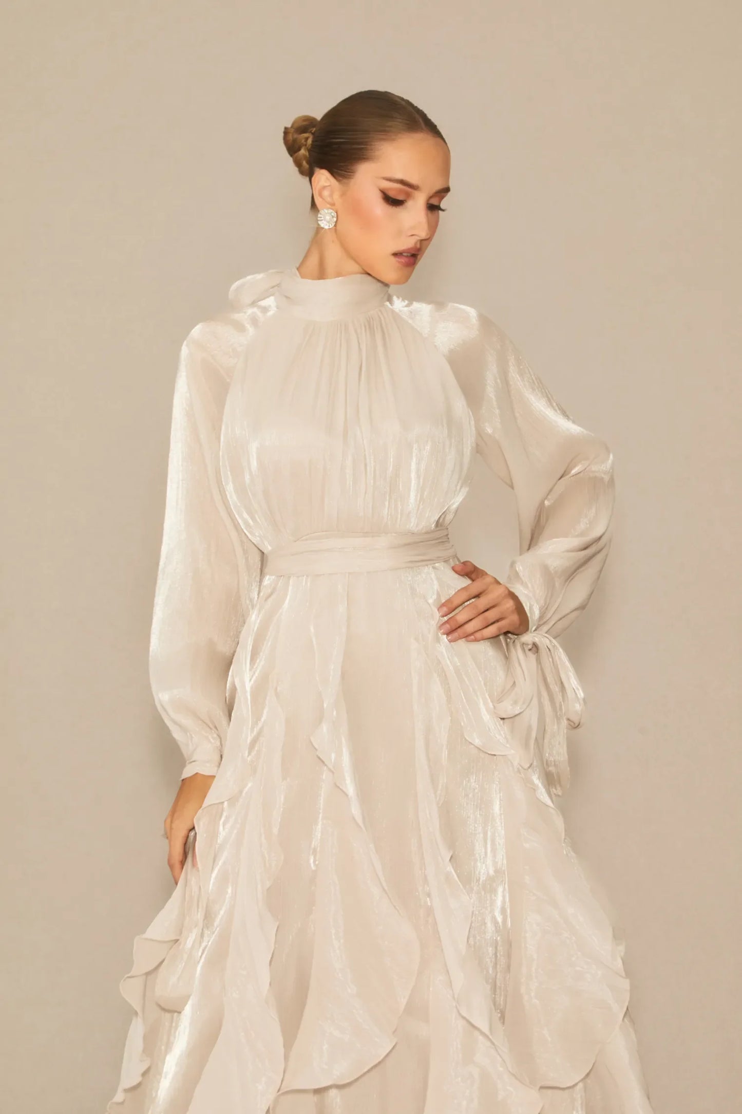 Amiti Ruffle Maxi Dress