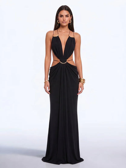 Ferran | Cape Maxi Dress