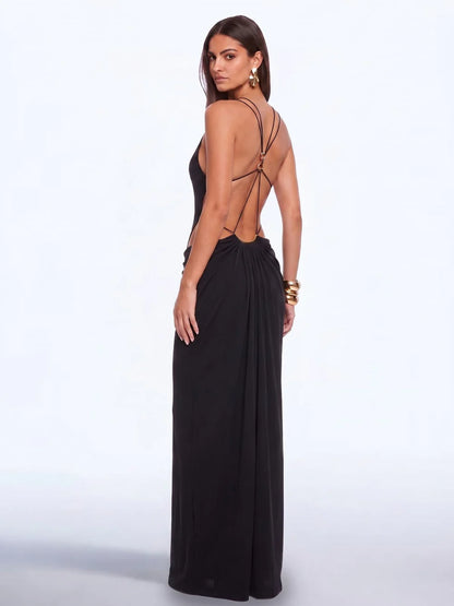 Ferran | Cape Maxi Dress