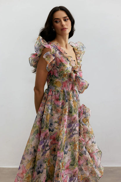 Shira Floral Dress