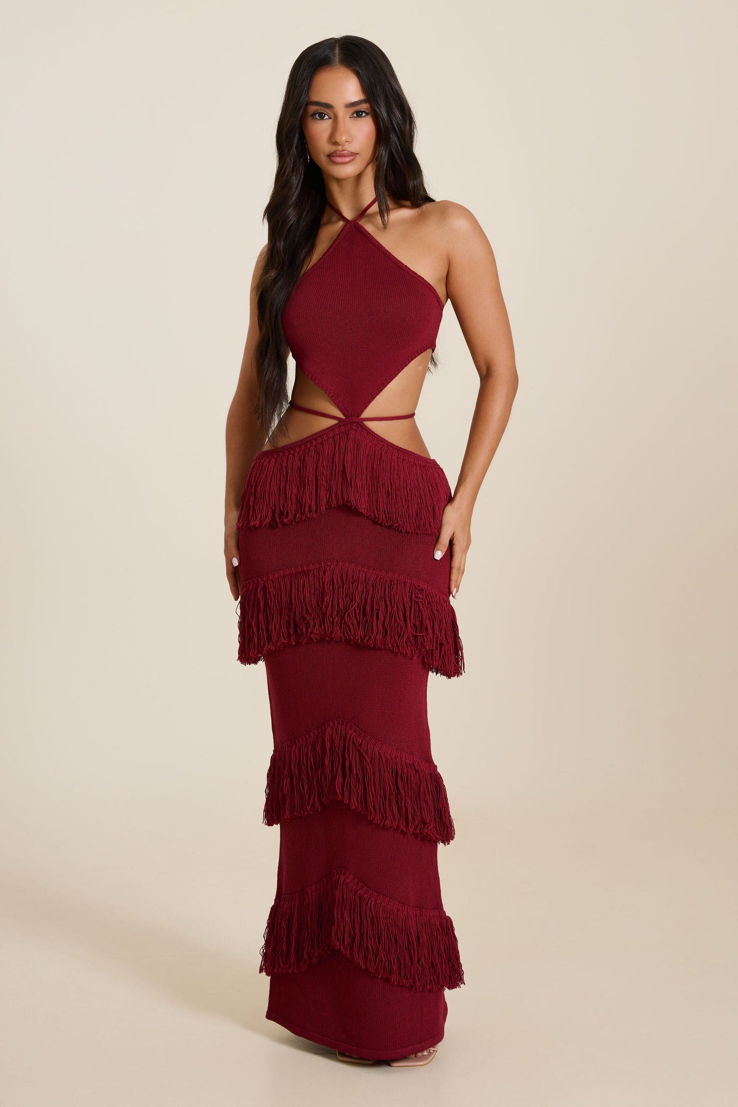 Yasmin | Halterneck Maxi Dress
