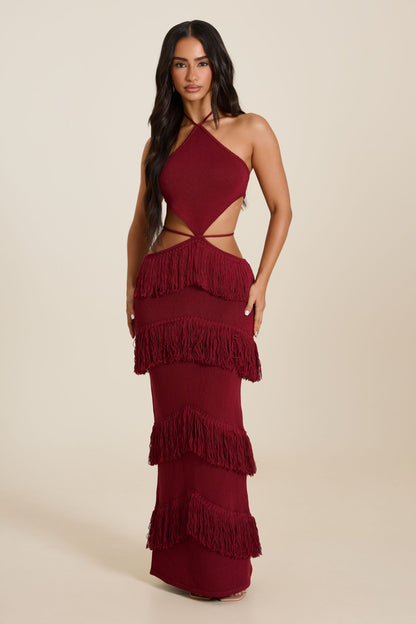 Yasmin | Halterneck Maxi Dress
