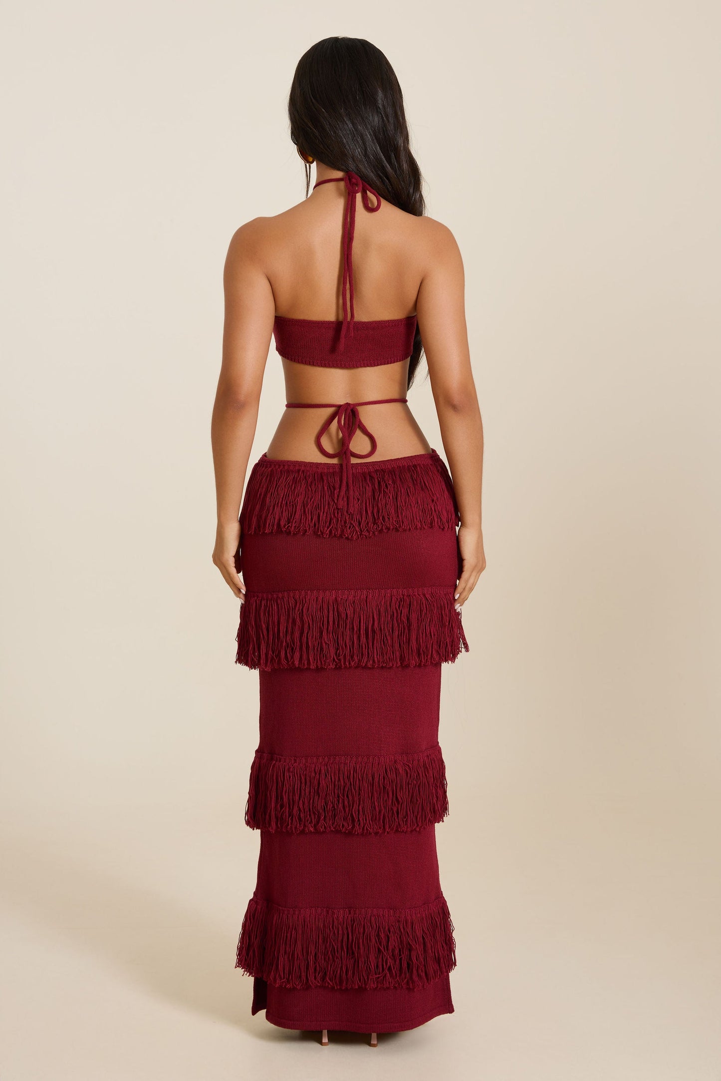 Yasmin | Halterneck Maxi Dress