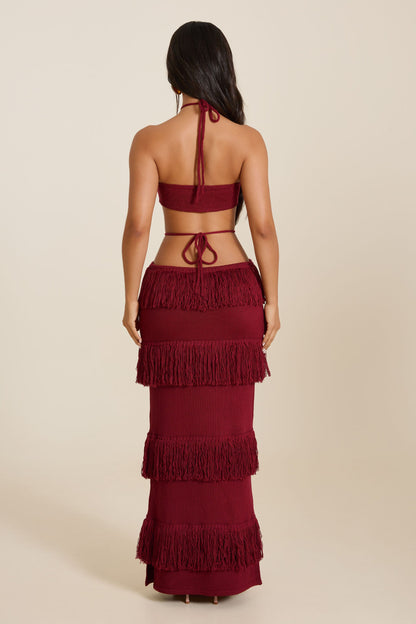 Yasmin | Halterneck Maxi Dress