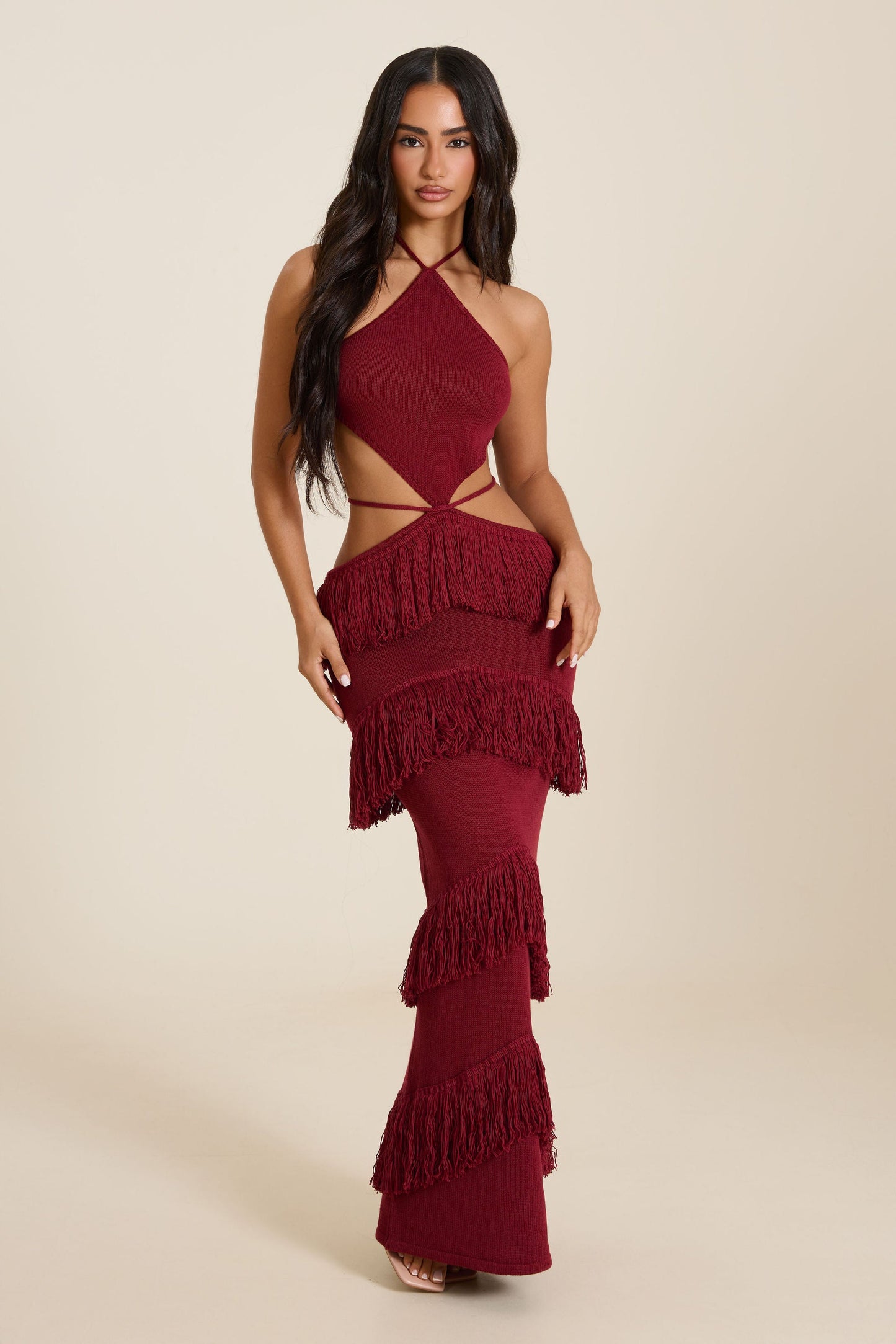 Yasmin | Halterneck Maxi Dress