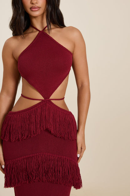 Yasmin | Halterneck Maxi Dress