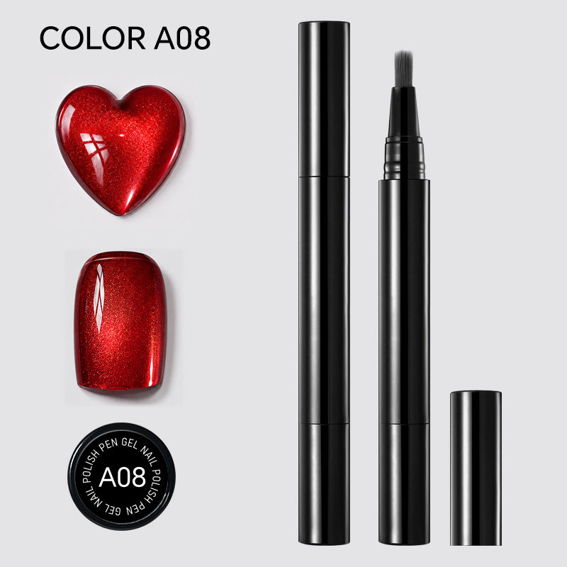 DivaElla™- One Step Nail Gel Pen- 6 Color Set