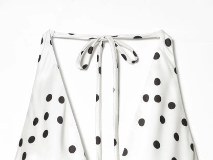Melusa Polka Dot Maxi Dress