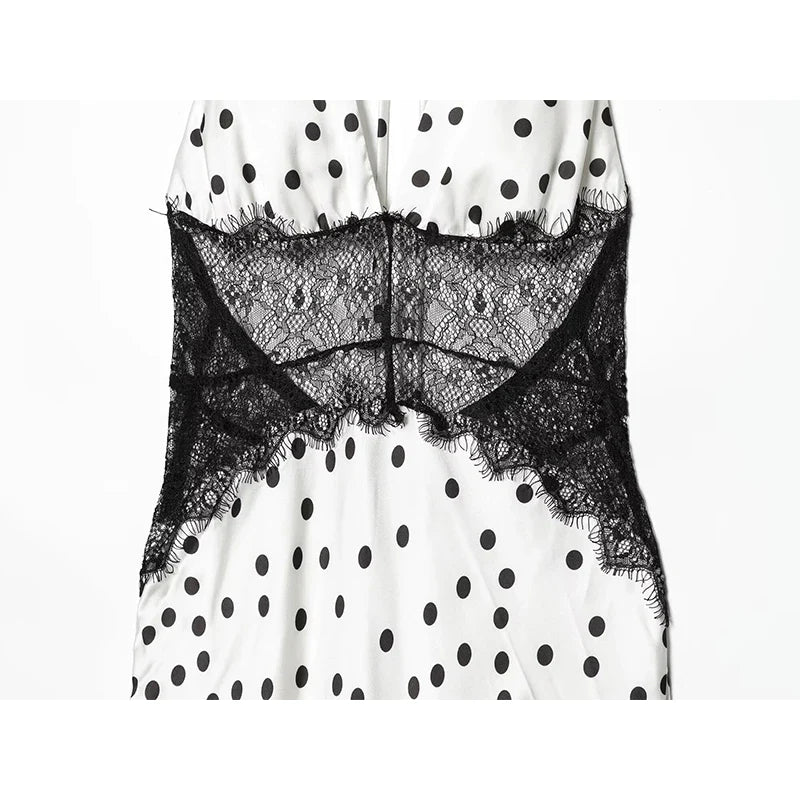Melusa Polka Dot Maxi Dress