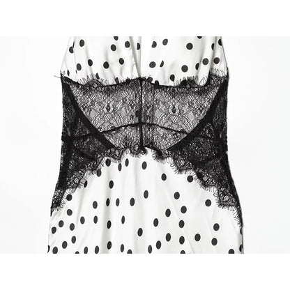 Melusa Polka Dot Maxi Dress