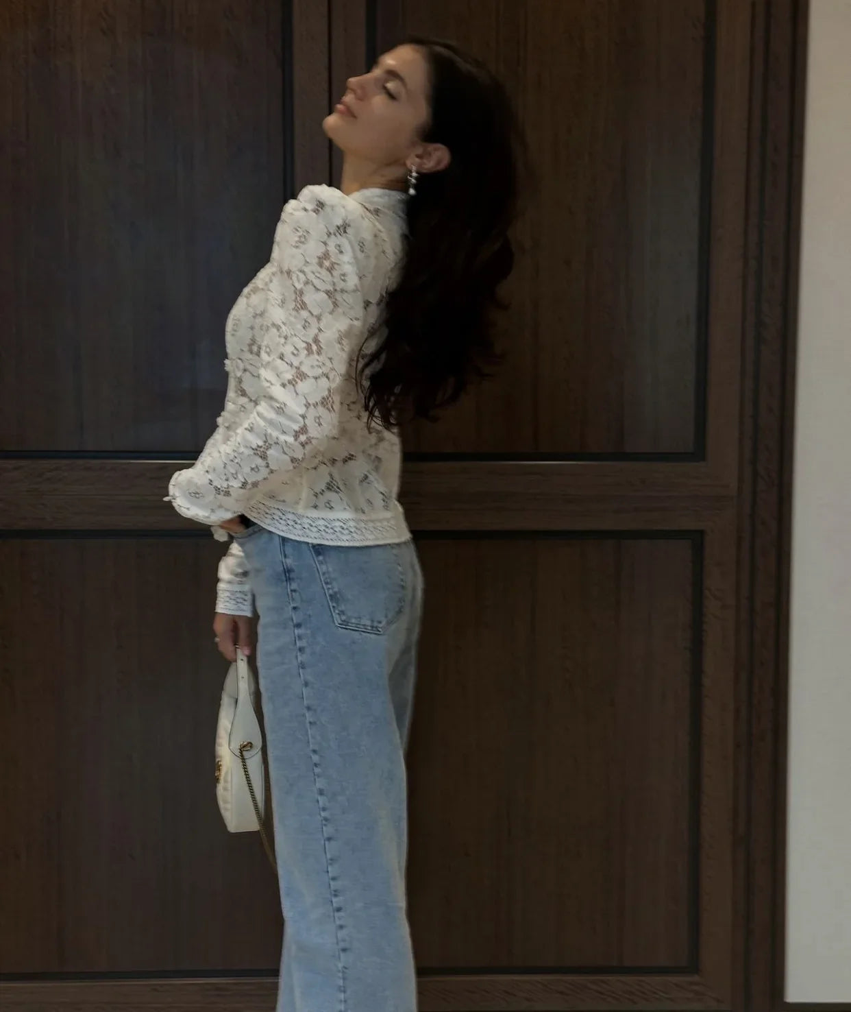 Fountaine Lace Blouse White