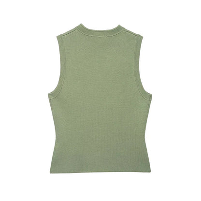 Irena Military Vest Blouse