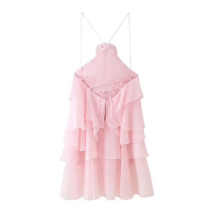 Carmela Ruffle Mini Dress