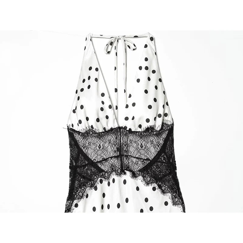 Melusa Polka Dot Maxi Dress