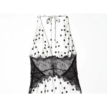 Melusa Polka Dot Maxi Dress