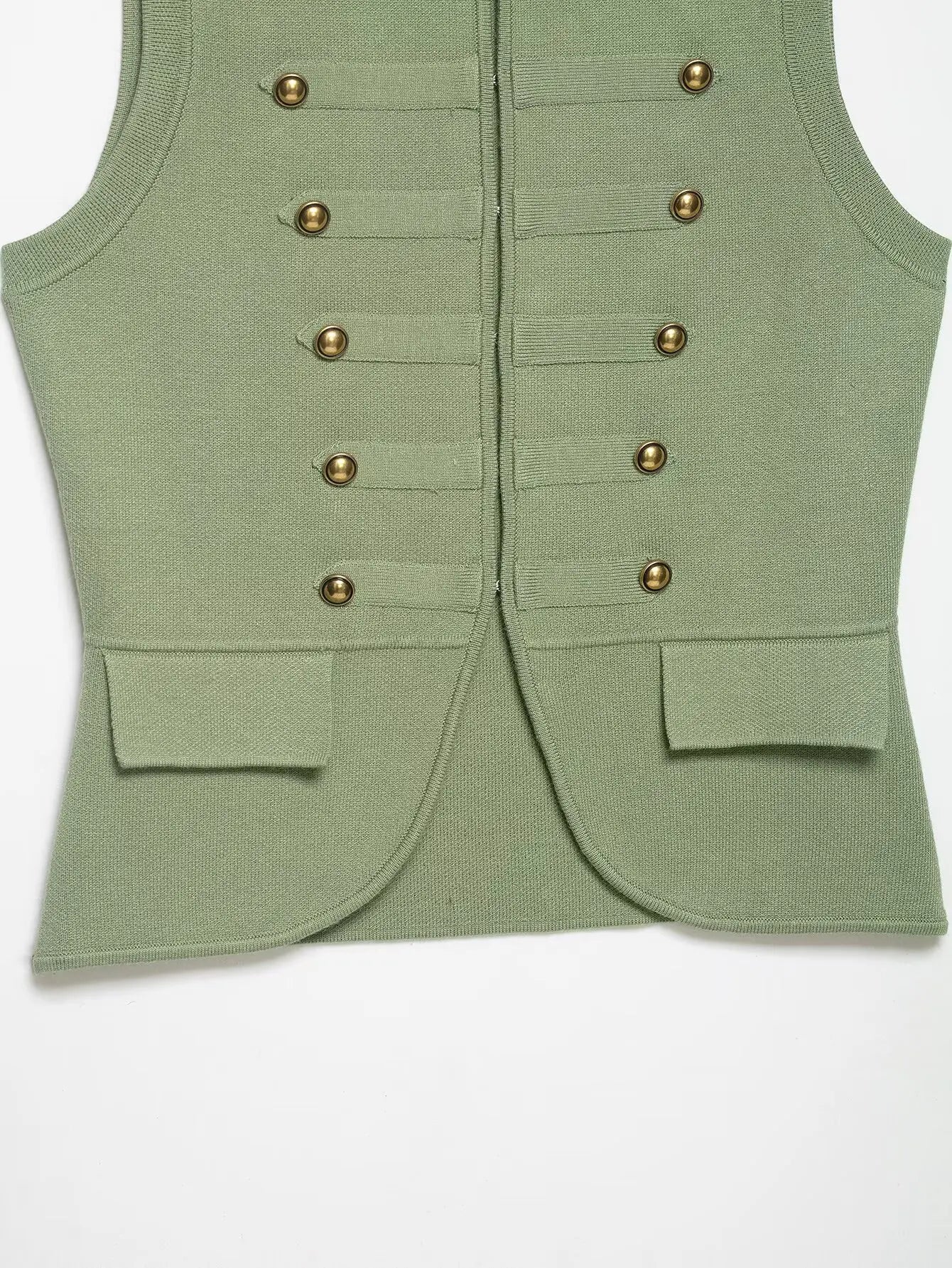 Irena Military Vest Blouse
