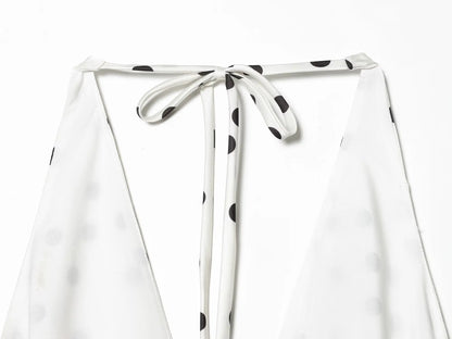 Melusa Polka Dot Maxi Dress