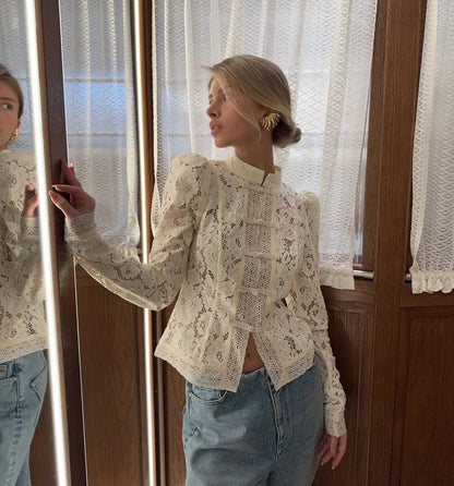 Fountaine Lace Blouse White
