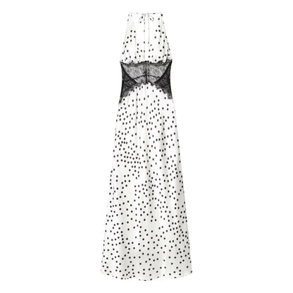 Melusa Polka Dot Maxi Dress
