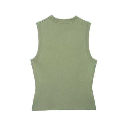 Irena Military Vest Blouse