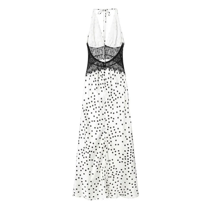 Melusa Polka Dot Maxi Dress