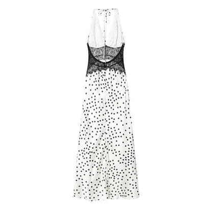 Melusa Polka Dot Maxi Dress