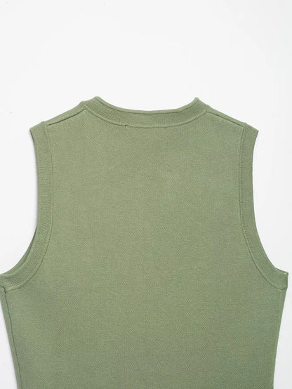Irena Military Vest Blouse
