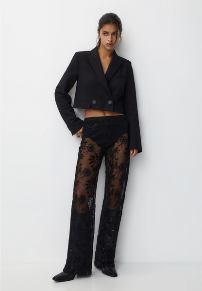 Eloise | Laced Flared Trousers