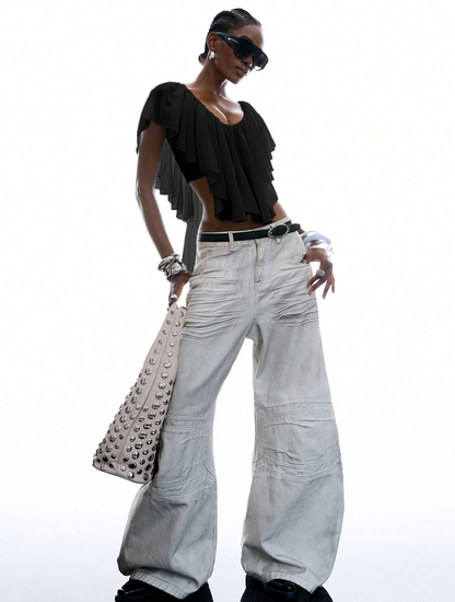 Queens | Ruffle Blouse