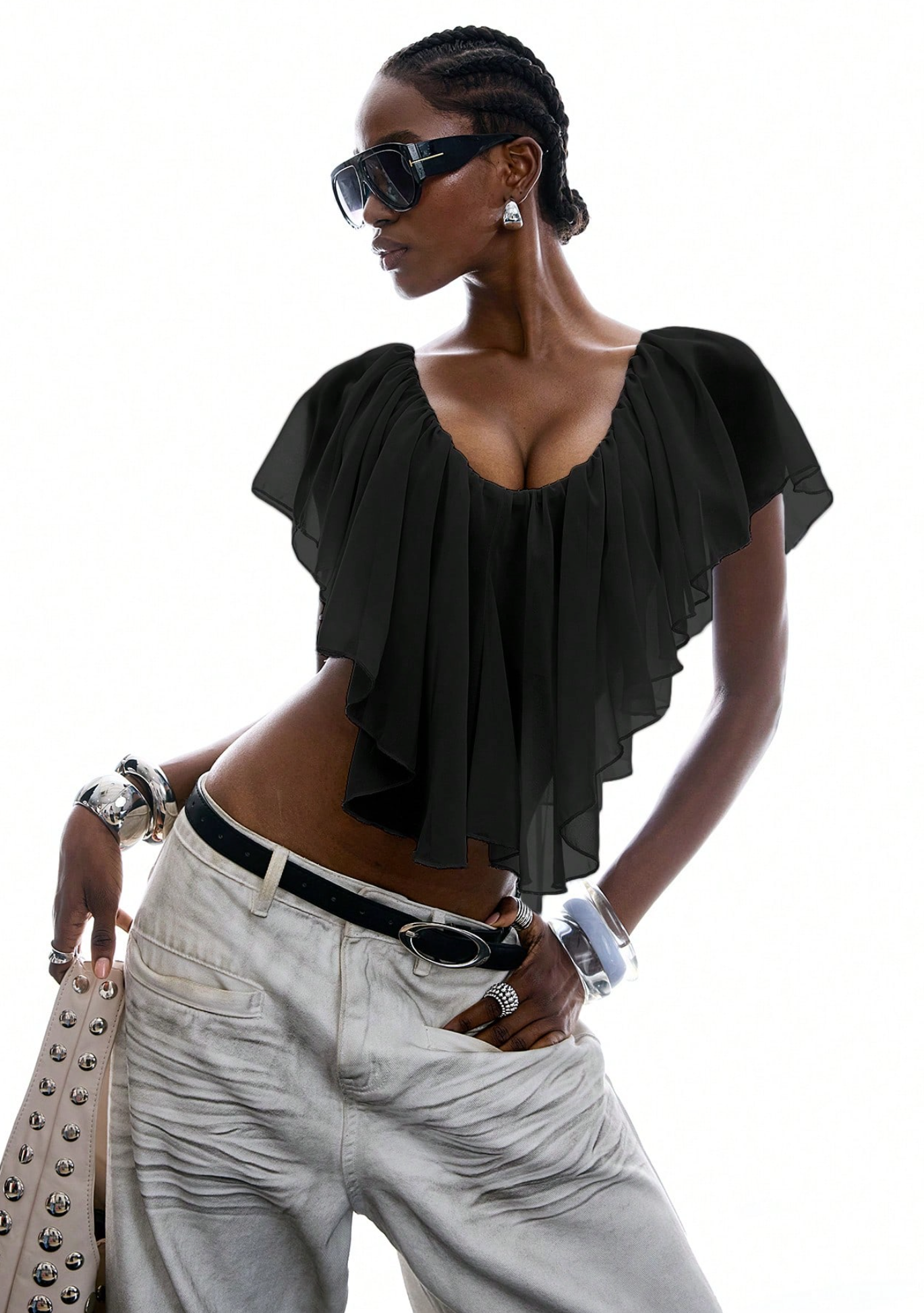 Queens | Ruffle Blouse