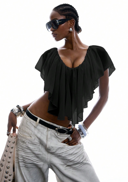 Queens | Ruffle Blouse