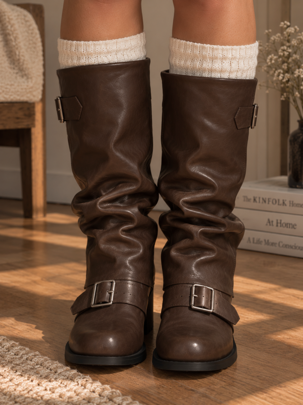 Milly | Slouch Buckle Boots
