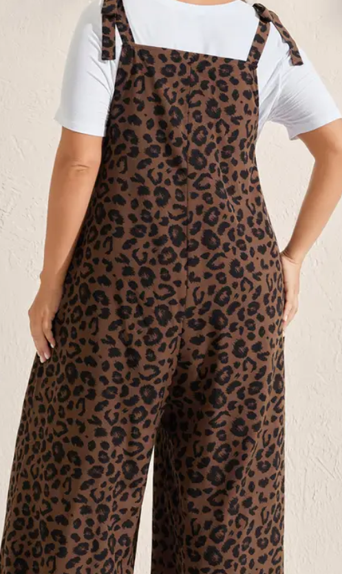 Leopard Print Jumpsuit
