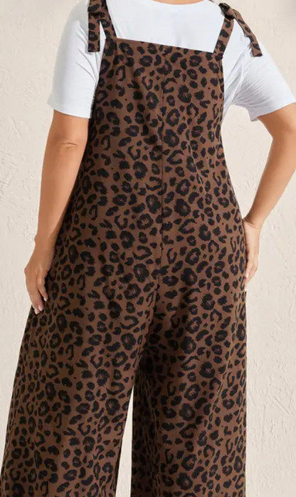 Leopard Print Jumpsuit