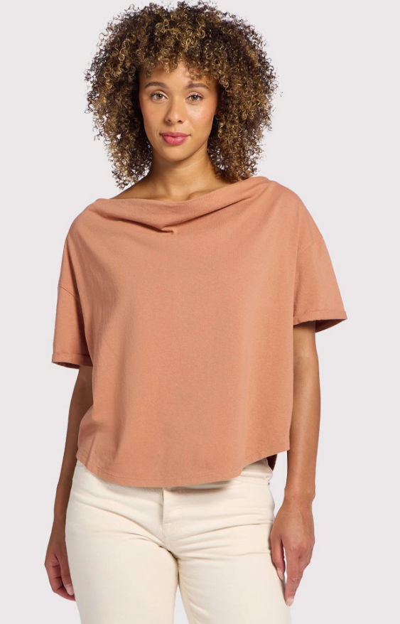 Vintage Cotton Off The Shoulder T-Shirt
