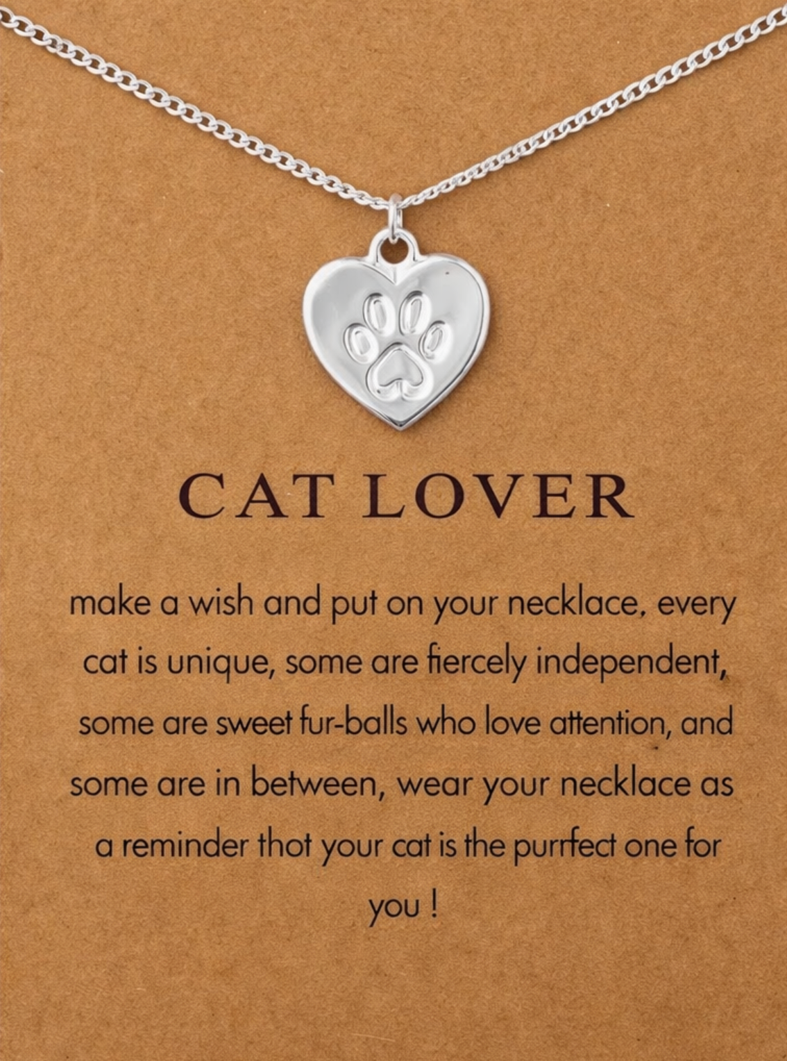 Purrfect Love Necklace