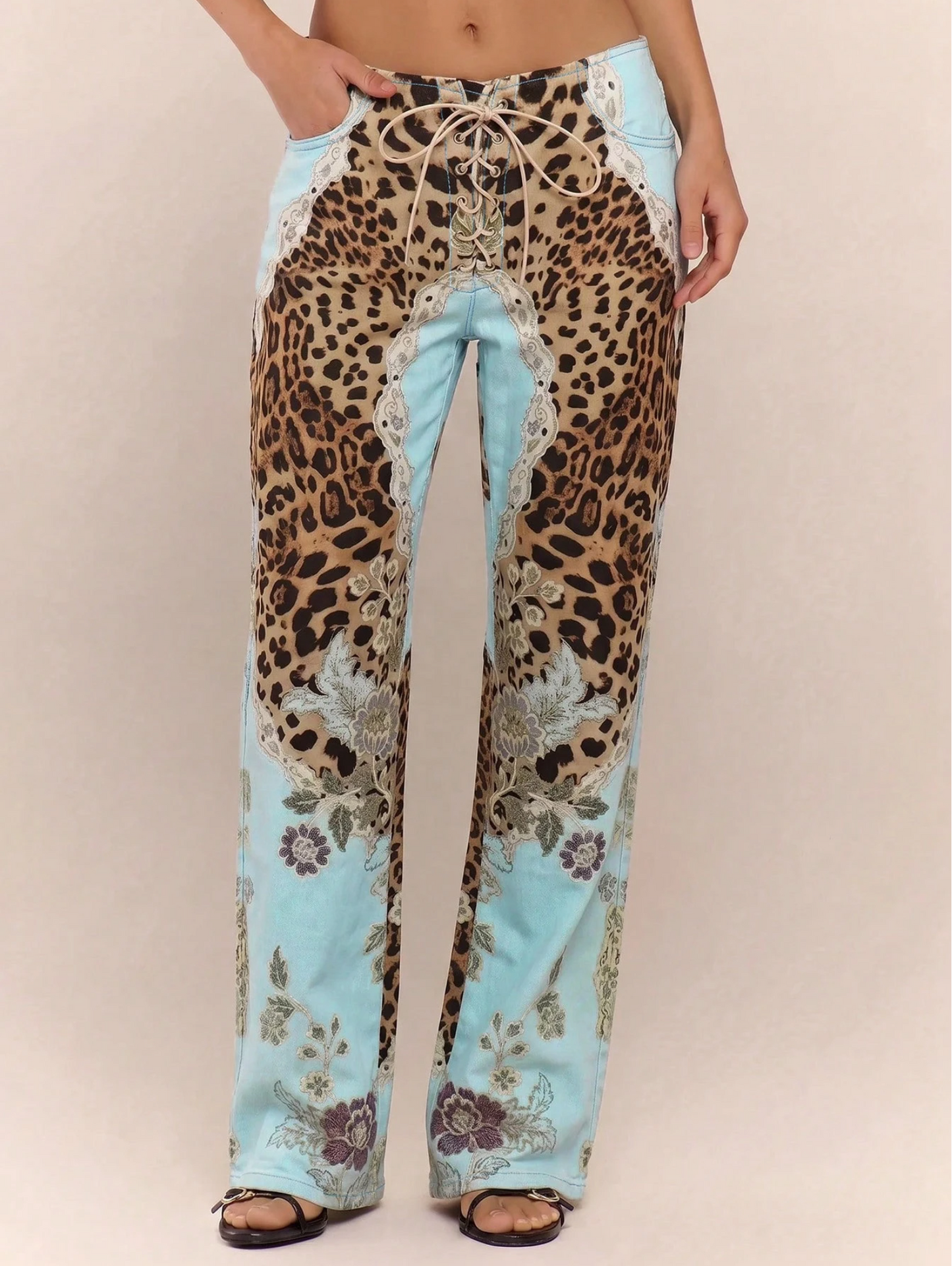 Amálfi | Lace-Up Pants