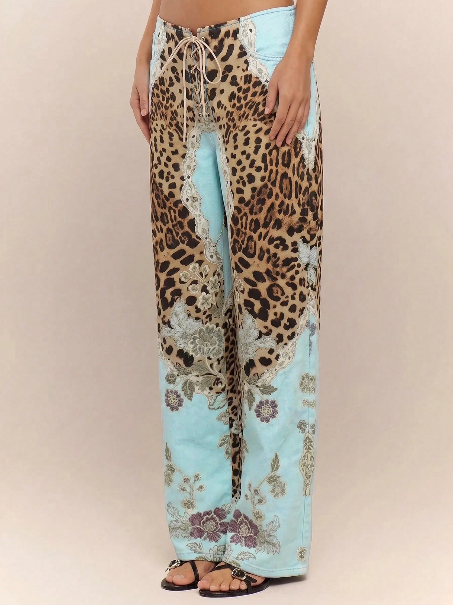 Amálfi | Lace-Up Pants