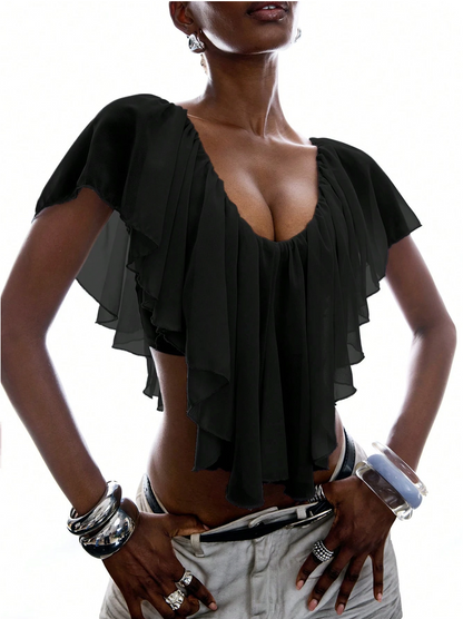 Queens | Ruffle Blouse